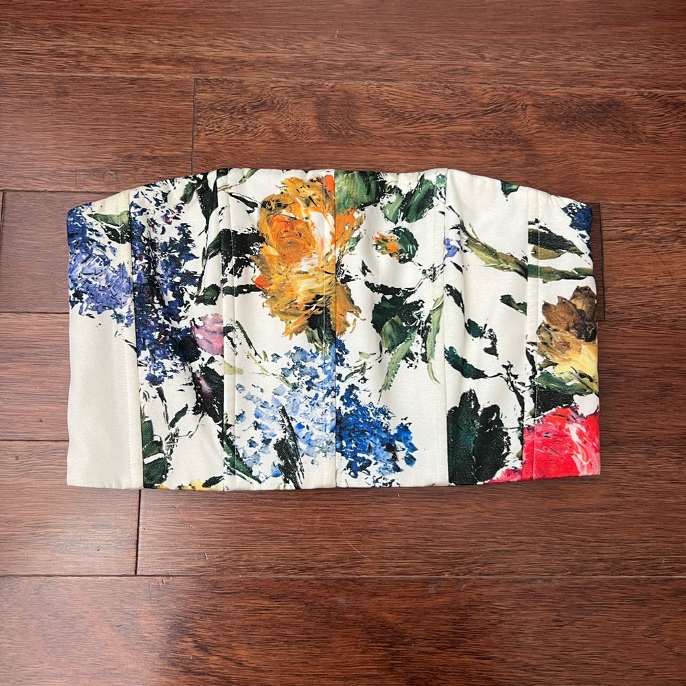 Alice and Olivia Floral Corset